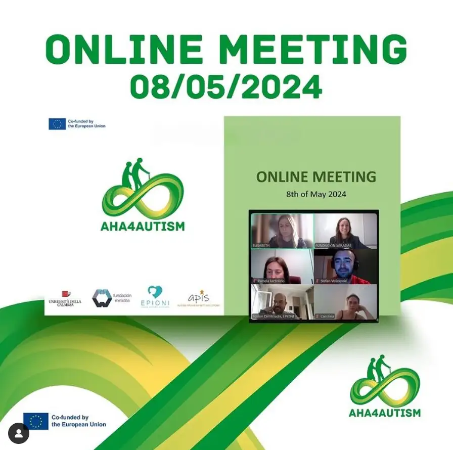 aha4autism mag 2024 Online meeting