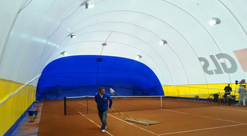 CUS Unical - Campo da tennis coperto in terra battuta