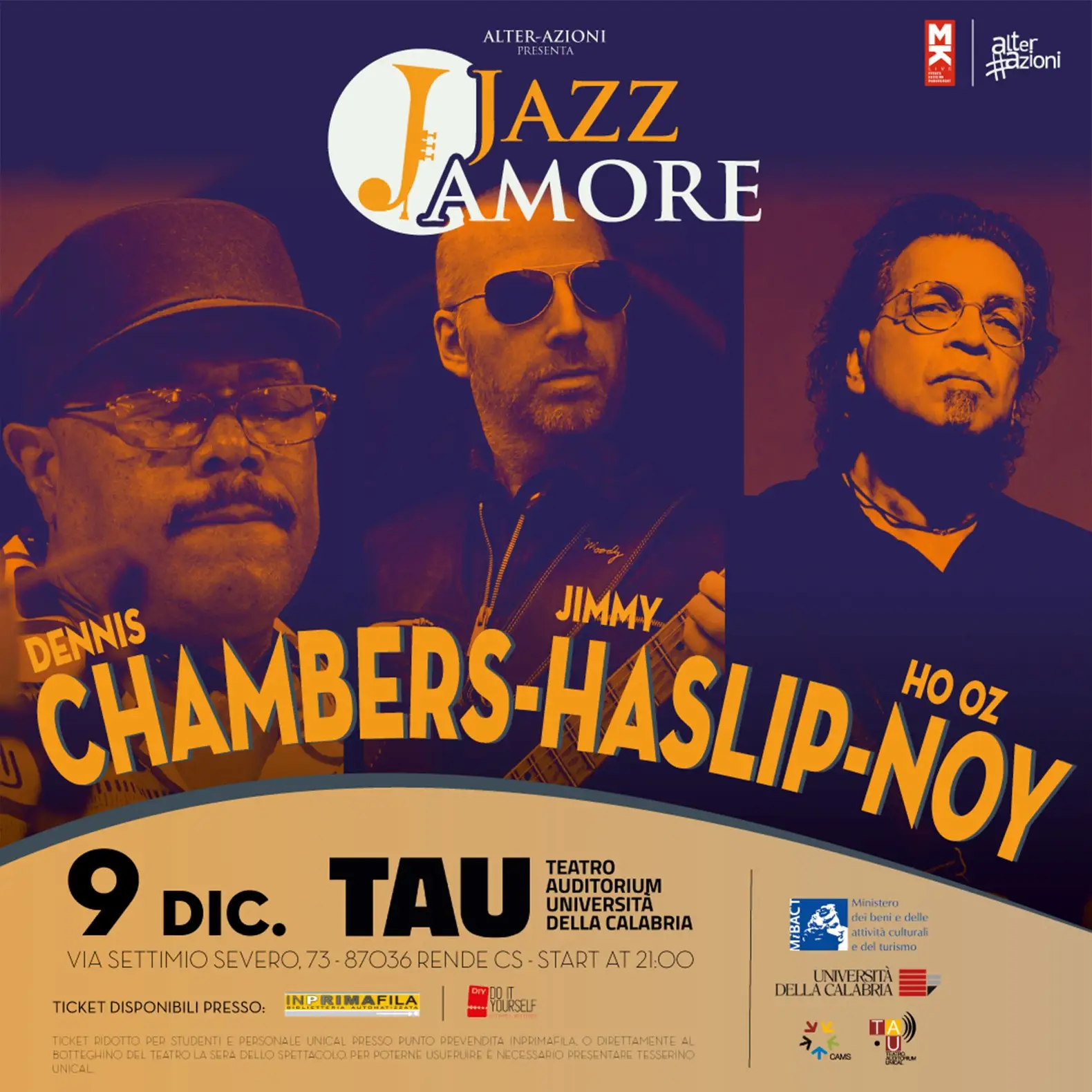 chambers jazz 9 dicembre